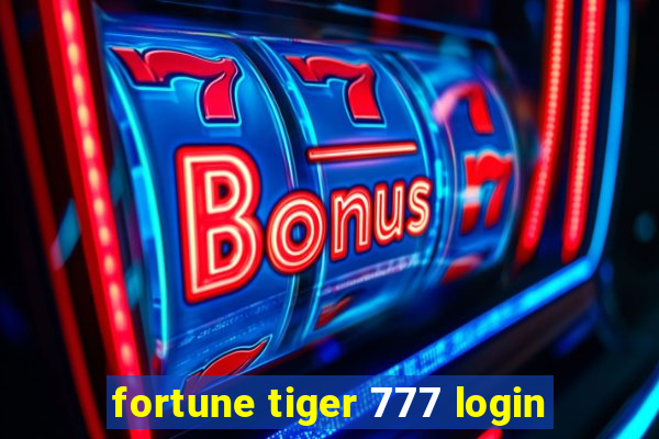 fortune tiger 777 login